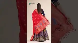 Your Festive Season Must-Have ✨ Art Silk Lehenga Choli | #glowroad #shorts #womensfashion