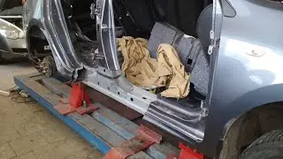New Kia rio 4, severe side impact.