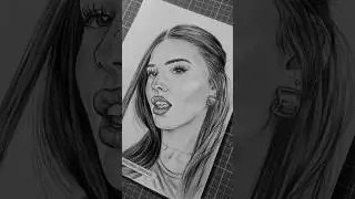 Toutes les étapes du portrait de @LeahHalton ! #inverted #drawing #dessin