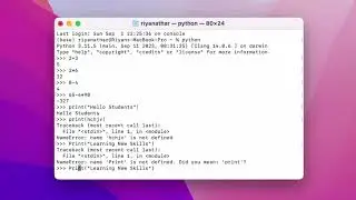 13 | How to Use Python as a Calculator | Calculator in Python | Python Calculator | Python learning
