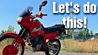 Fully vaccinated & new Doubletake Indestructible Motorcycle Adventure Mirrors! Honda Dominator 650