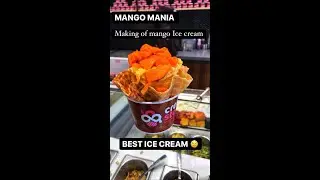 How CREAM STONE makes Mango Ice cream 🤤 |Seasonal Fruit Ice cream| MANGO MANIA