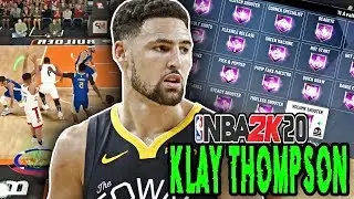 NBA 2K20 KLAY THOMPSON BUILD! YOU NEED TO MAKE THIS BUILD BEFORE IT GETS PATCHED!