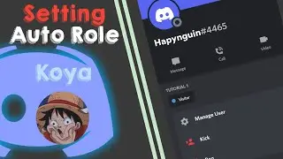 Cara setting auto role discord | Bot Koya | Tutorial Discord