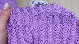 ОБЪЕМНЫЕ ДОРОЖКИ СПИЦАМИ.💥🧶ПРОЩЕ ПРОСТОГО!!!