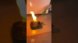 Как горит порох из патрона