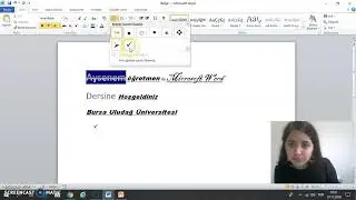 Aysenem Rahimova - Kelime İşlemci