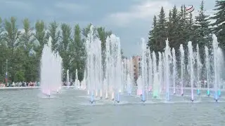 В Пущино открыли самый большой фонтан Московской Области
