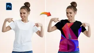 How to Apply Pattern Design to Clothes in Photoshop | Clothes Mockup - Photoshop Tutorial