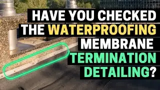 Have you checked the waterproofing membrane termination detailing?