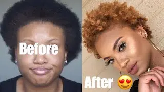 COLOR TRANSFORMATION + CHUNKY TWISTOUT ON TWA