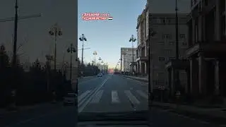 РАССВЕТ в городе Душанбе Таджикистан 2024 🇹🇯💚 DUSHANBE CITY TJK 2024