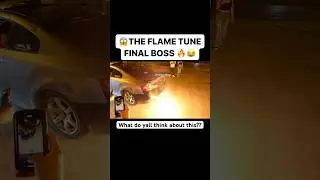 The Most INSANE FLAME TUNE I’ve ever seen! What do yall think about this? #Infiniti #Nissan #flames