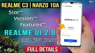 Realme C3 Realme UI 2.0 April C.02 Update | Narzo 10A Realme UI 2.0 April C.02 Bug Fix Update 😱⚡💥