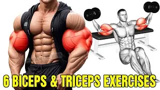 6 Best Arms Workout At Gym - Biceps And Triceps Workout