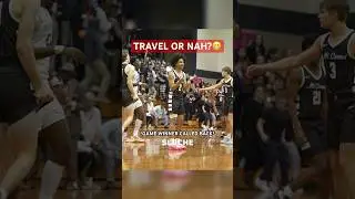 Refs called a travel..😳👀 #highschoolbasketball #illinois #chicago #sloche