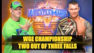 WGE WrestleMania 2 - John Cena VS Randy Orton - Video Package