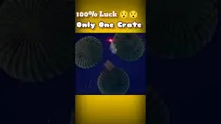 Most Luckiest Crate Opening Only One Crate Use #shorts #youtubeshorts #bgmi