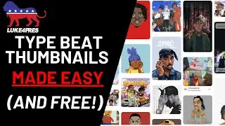 How To Make Professional Beat Cover Art In 5 Minutes FOR FREE | Type Beat Thumbnail Tutorial (2020)