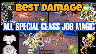 Arch Heretic,Ray Mechanic & Oracle Elder Test Damage All Special Class Magic - Dragon Nest Mobile