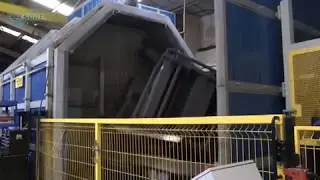 Rotational Moulding Process with a Shuttle Machine