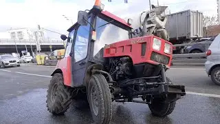 Отвалилось Колесо На МТЗ-320! Жесть!