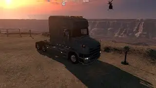 American Truck Simulator. Scania T. Труженик