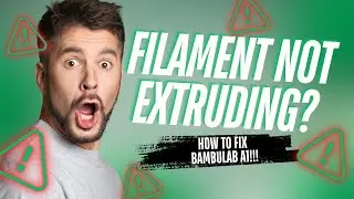 How to fix Bambulab A1: Filament Not Extruding / AMS Slot Not Extruding