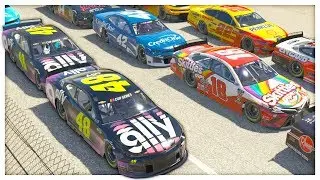 JIMMAY PUSHING JIMMAY TO VICTORY?! // iRacing NASCAR Ai at Talladega