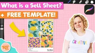 Licensing Your Surface Pattern Designs: What is a Sell Sheet? + FREE Template for Procreate