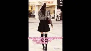 you know why korean girls wear skirts without any hesitation comment your country❤️