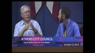 Athens City Council - October 13, 2014