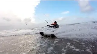 OCEAN BEACH STORM KITEBOARDING