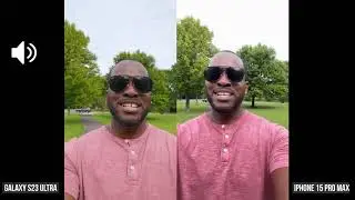 Camera Comparison iPhone 15 Pro max vs Galaxy S23 Ultra