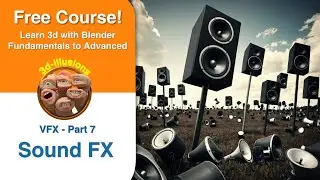 Unleash Blender's Sound FX Tools for Realistic 3d Animations.  (VFX - Part 7)