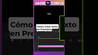 como crear un texto | Premiere Pro (