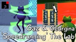 Gaz n Georgina's Amazing Frog? 'Speed running' The LAB