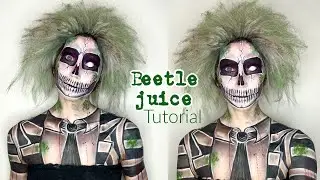 BEETLEJUICE Halloween Makeup Tutorial...WOW!!