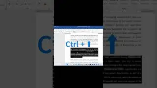 MS word shortcuts for productivity #mstips #foryou