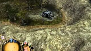 LOTR Battle For Middle Earth : Creeping a Goblins lair with Merry