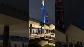 Merdeka 118 Tower - Night View from National Mosque Kuala Lumpur #merdeka118 #virtualwalkingtour