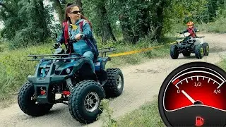Den ran out of gas! | Car racing in the forest!