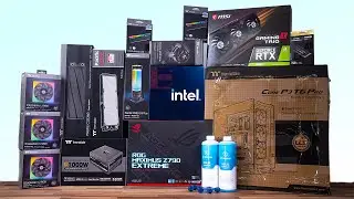 This PC has a way with water | Custom Avatar Gaming PC | Thermaltake Core P3 Pro | RTX 3090 & 13900k