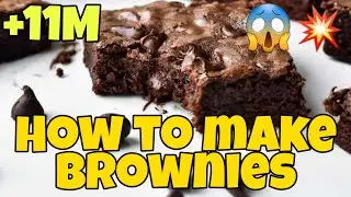 how to make brownies at home - homemade brownies