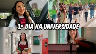 Primeiro dia de aula na universidade!