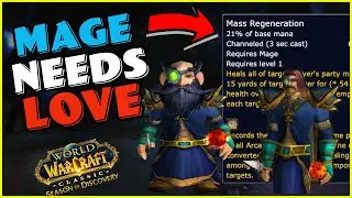 The Mage Healer SHOULD be like this in Season of Discovery