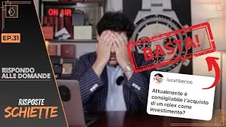 NO! IL ROLEX NON È UN INVESTIMENTO!
