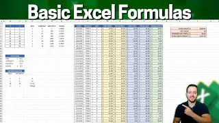Basic Excel Formulas | Add, Subtract, Multiply, Divide | Fractions and Exponentiation