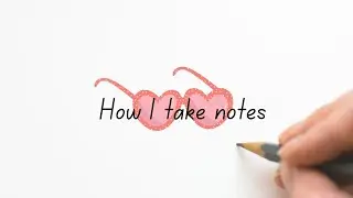 How i take notes |  How i take textbook notes👌✍👍💜