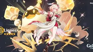GENSHIN IMPACT **5 STAR**(Linnea) new Character Pull (10 pity with loss+70 pulls hard pity)